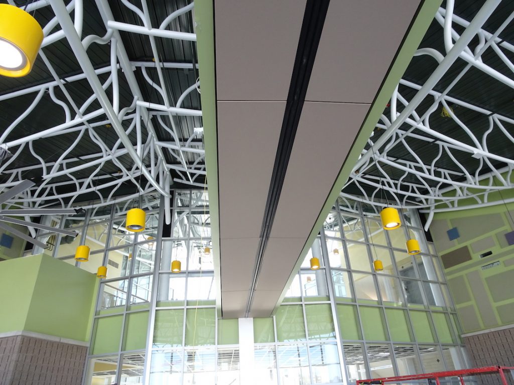 SUNY Bing Energy Wall in Ceiling